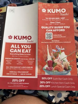 Menu photo 3 Kumo Sushi West Babylon, NY Menu photo 3 Kumo Sushi West Babylon, NY