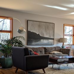 Rhinebeck Artist's Shop - Custom stretch and framed