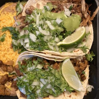 Los Jilbertos - Two taco plate-carnitas and adobada - Mexican Near Me - Grand Junction, Colorado Los Jilbertos - Two taco plate-carnitas and adobada - Mexican Near Me - Grand Junction, Colorado