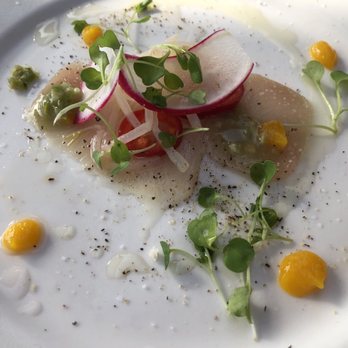 Pacifica Del Mar - Hamachi Carpaccio - New American Near Me - Del Mar, California