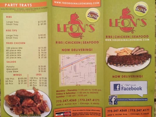 Menu photo 5 Leon's Barbeque Chicago, IL