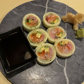 Hana Moon Sushi - Colorful Naruto Roll - Sushi Bars Near Me - Jacksonville, Florida