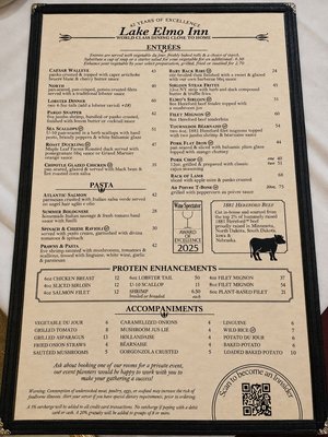 Menu photo 1 Lake Elmo Inn Lake Elmo, MN Menu photo 1 Lake Elmo Inn Lake Elmo, MN