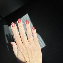 Kevins Nails - Thank you Kevin for a Beautiful Manicure today! Love the Cats eye Gel, color, shape and length! Perfect!