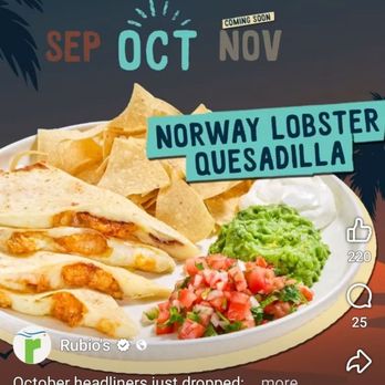Rubio's Coastal Grill - Advertised - Mexican Near Me - Chula Vista, California