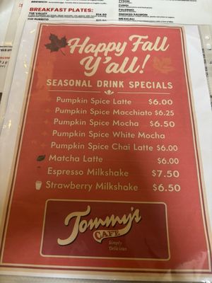 Menu photo 3 Tommy's Cafe North Vancouver, BC Menu photo 3 Tommy's Cafe North Vancouver, BC
