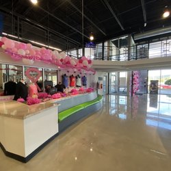 24e Health Clubs - Breast Cancer Awareness decor for October