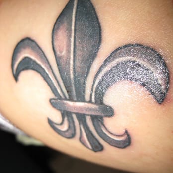 Humble Beginnings Tattoo - new orleans saints tat by Jeff - Tattoo Near Me - San Jose, California Humble Beginnings Tattoo - new orleans saints tat by Jeff - Tattoo Near Me - San Jose, California