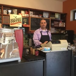 Craft Coffee Roasters - John ready to serve your every coffee dream!!