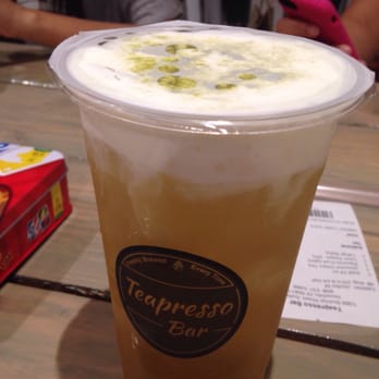 Teapresso Bar - Green tea with sea foam- it was free sample for us - Coffee & Tea Near Me - Honolulu, Hawaii Teapresso Bar - Green tea with sea foam- it was free sample for us - Coffee & Tea Near Me - Honolulu, Hawaii