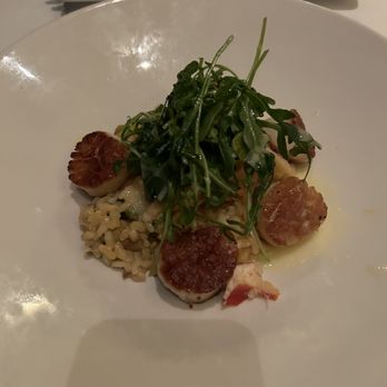 The Capital Grille - Seared Sea Scallops with Maine Lobster and Asparagus Risotto - Steakhouses Near Me - Chevy Chase, Maryland The Capital Grille - Seared Sea Scallops with Maine Lobster and Asparagus Risotto - Steakhouses Near Me - Chevy Chase, Maryland