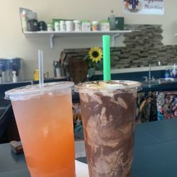 Righteous Nutrition - Combo Snickers shake and Joshua & Caleb (peach mango) Energy Tea