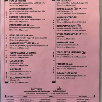 Personal Best Brewing - Menu. - Menu from Personal Best Brewing with craft beers such as sour beers, IPAs, and Czech-style lagers, along with BBQ food and sides. - Breweries Near Me - Ithaca, New York