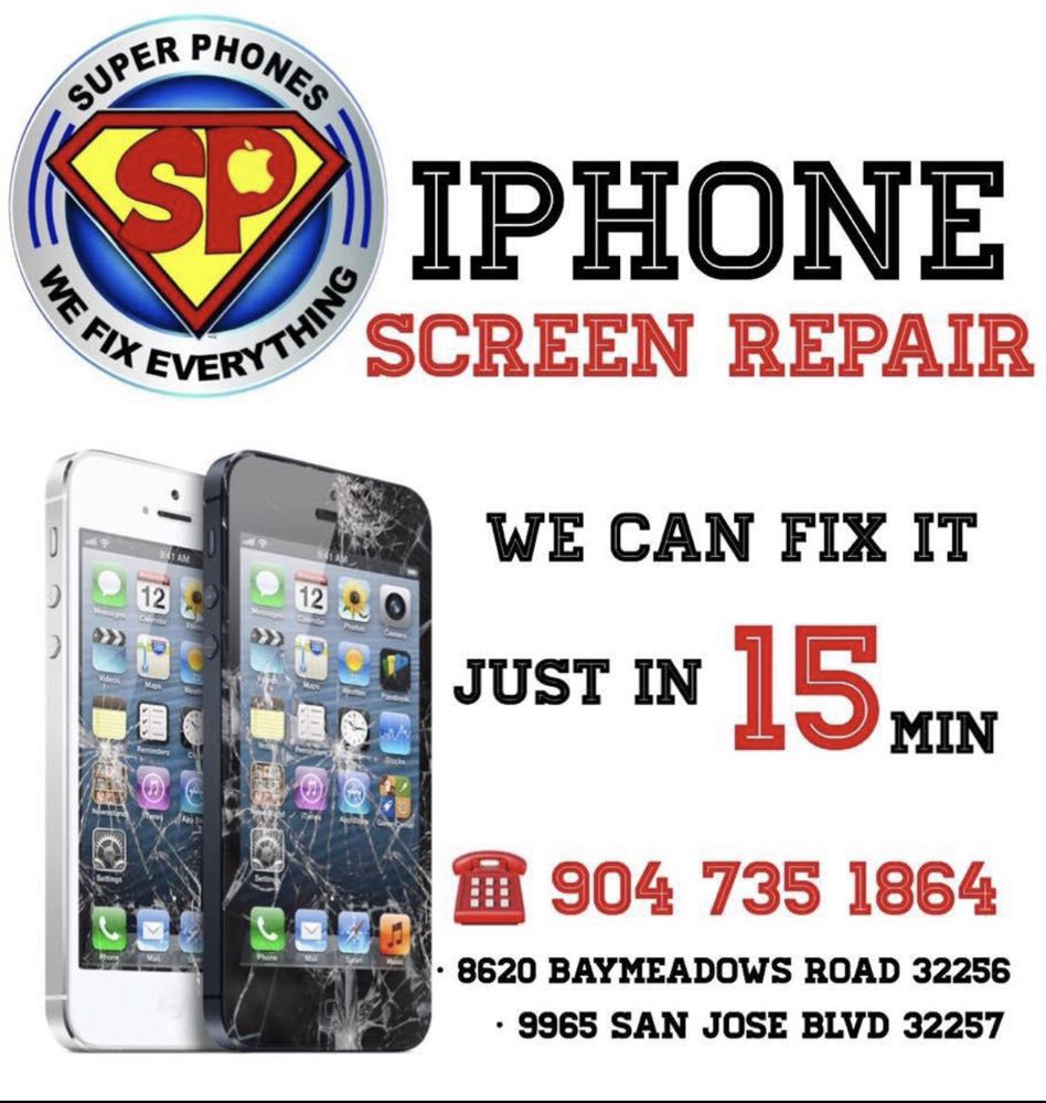 Super Phones Mobile Phone Repair 9965 San Jose Blvd, Southside