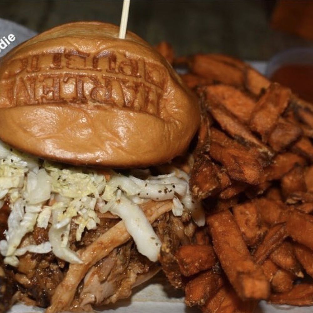 Harlem Public - Pulled Pork Sandwich - New American Near Me - New York, New York Harlem Public - Pulled Pork Sandwich - New American Near Me - New York, New York