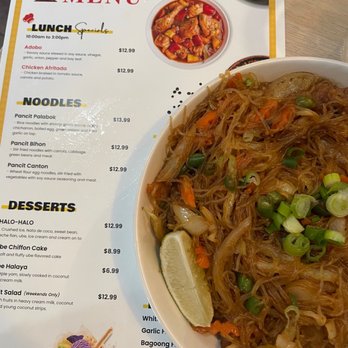 Kabayan Kusina - Pancit - Filipino Near Me - San Antonio, Texas