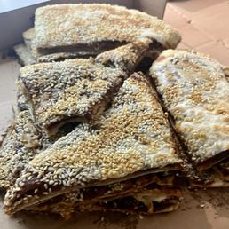 Thin sesame bread with red bean Thin sesame bread with red bean