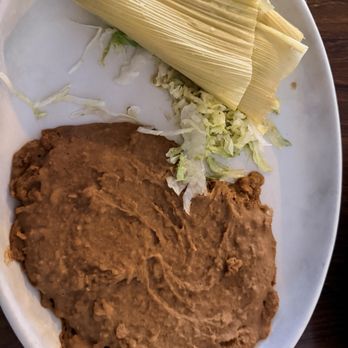 El Torero - Green corn tamale and refried beans - Mexican Near Me - Tucson, Arizona