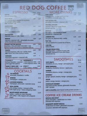 Menu photo 4 Red Dog Coffee Manitou Springs, CO Menu photo 4 Red Dog Coffee Manitou Springs, CO