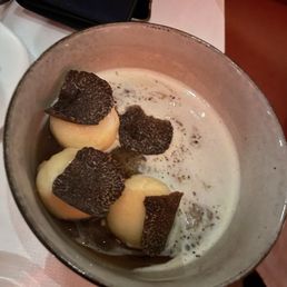 Cacio Pepe interpretation with bland truffles