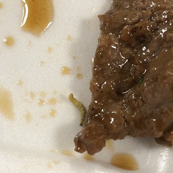 Panda Express - The worm in my food they told me was broccoli - Fast Food Near Me - Chicago, Illinois