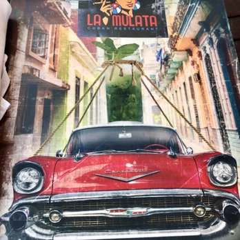 La Mulata - Menu cover - Cuban Near Me - Miami Beach, Florida