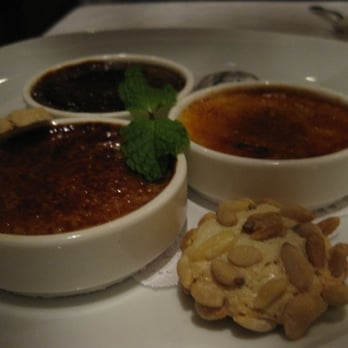 Gary Danko - creme brulee trio - New American Near Me - San Francisco, California