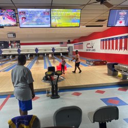 Century Lanes - Having a blast with my son, niece and nephew!