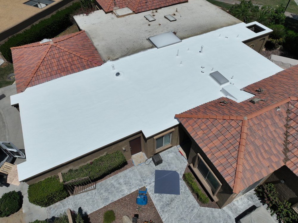 Slide of First Division Roofing