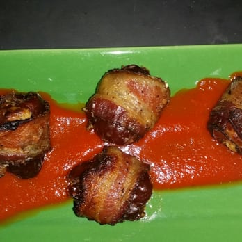 Dada - Bacon a wrapped dates...Oh My Goddddd...and orgasm for your mouth - New American Near Me - Delray Beach, Florida Dada - Bacon a wrapped dates...Oh My Goddddd...and orgasm for your mouth - New American Near Me - Delray Beach, Florida