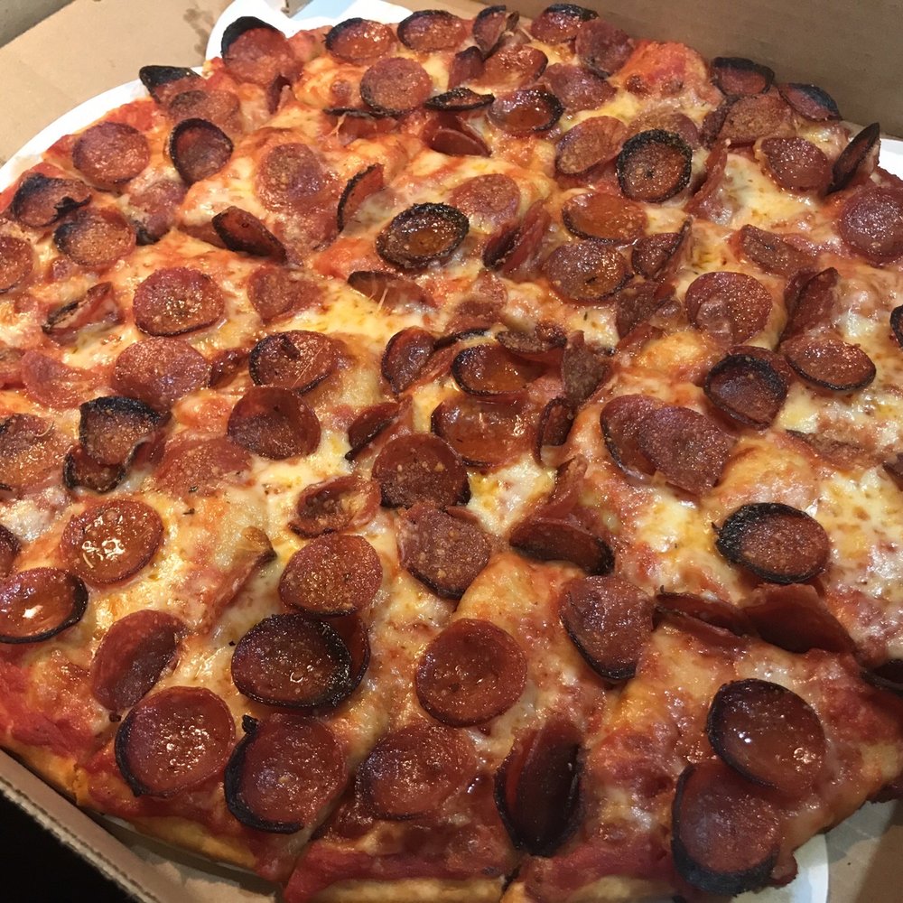 Four Points Pizza & Grill - Large pepperoni pizza - yummy! - Pizza Near Me - Lewis Center, Ohio