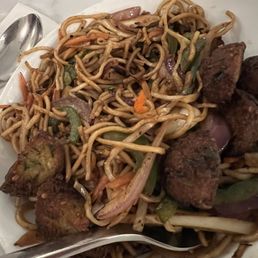 Hakka noodles Manchurian