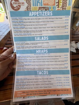 Menu photo 2 Stock Rock Cafe Stock Island, FL