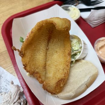 Market Lunch - Flounder sandwich - New American Near Me - Washington, DC, District of Columbia Market Lunch - Flounder sandwich - New American Near Me - Washington, DC, District of Columbia