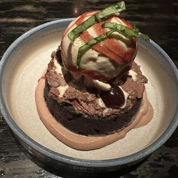 Sister Restaurant - Chocolate custard cake - Italian Near Me - Dallas, Texas Sister Restaurant - Chocolate custard cake - Italian Near Me - Dallas, Texas