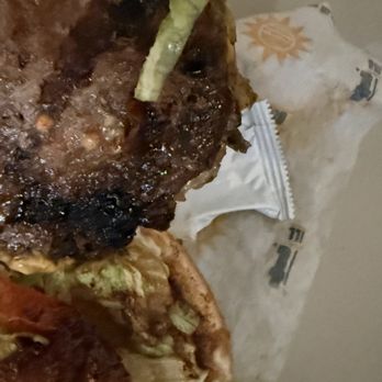 Habit Burger & Grill - Burnt burger so bad that it turned the tomato black - Burgers Near Me - Duarte, California