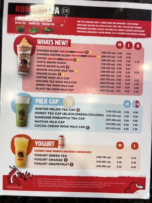 Menu photo 6 Kung Fu Tea Hampton, VA