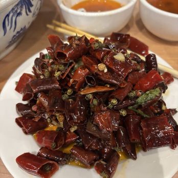 The Fish Man - Extracting the chili and peppercorns to take home hotpot! - Seafood Near Me - Richmond, British Columbia The Fish Man - Extracting the chili and peppercorns to take home hotpot! - Seafood Near Me - Richmond, British Columbia