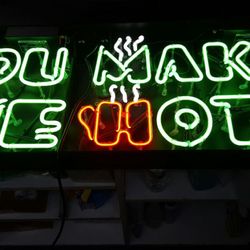 You Maka Me HOT Coffee Roasting - Our new SIGN You Maka Me HOT Coffee Roasting Company