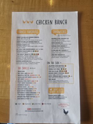 Menu photo 2 Chicken Ranch University Heights, OH