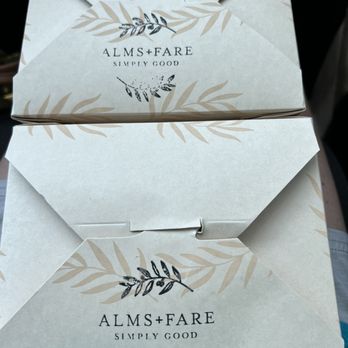 Alms + Fare - Cute little earth-friendly boxes, holding delectable precious cargo - Bakeries Near Me - St. Augustine, Florida Alms + Fare - Cute little earth-friendly boxes, holding delectable precious cargo - Bakeries Near Me - St. Augustine, Florida