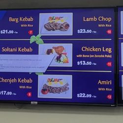 Rayhan Kabob - Sept 2022 menu