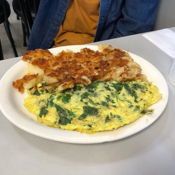Three Brothers Restaurant - Spinach omelet with home fries. - American Near Me - Dover, New Jersey Three Brothers Restaurant - Spinach omelet with home fries. - American Near Me - Dover, New Jersey