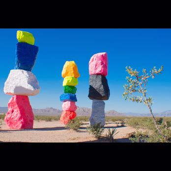 Seven Magic Mountains - Public Art Near Me - Las Vegas, Nevada