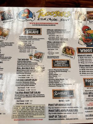 Menu photo 1 Roosters Maumee, OH
