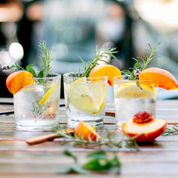 The Bartender Company - Alameda - Peach Rosemary Gin and Tonics - Party & Event Planning Near Me - Alameda, California The Bartender Company - Alameda - Peach Rosemary Gin and Tonics - Party & Event Planning Near Me - Alameda, California