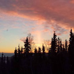 Alaskan Viewpoint Lodge - Sunset from the deck