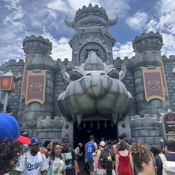 Universal Epic Universe - Bowsers castle outside - Amusement Parks Near Me - Orlando, Florida
