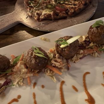 The Vine - Asian Plum Meatballs, Margarita flatbread - Wine Bars Near Me - Folsom, California The Vine - Asian Plum Meatballs, Margarita flatbread - Wine Bars Near Me - Folsom, California