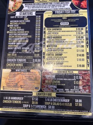 Menu photo 2 Pastimes Pub & Grille Ripon, WI